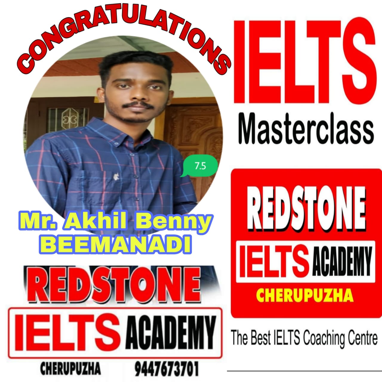 REDSTONE IELTS ACADEMY CHERUPUZHA